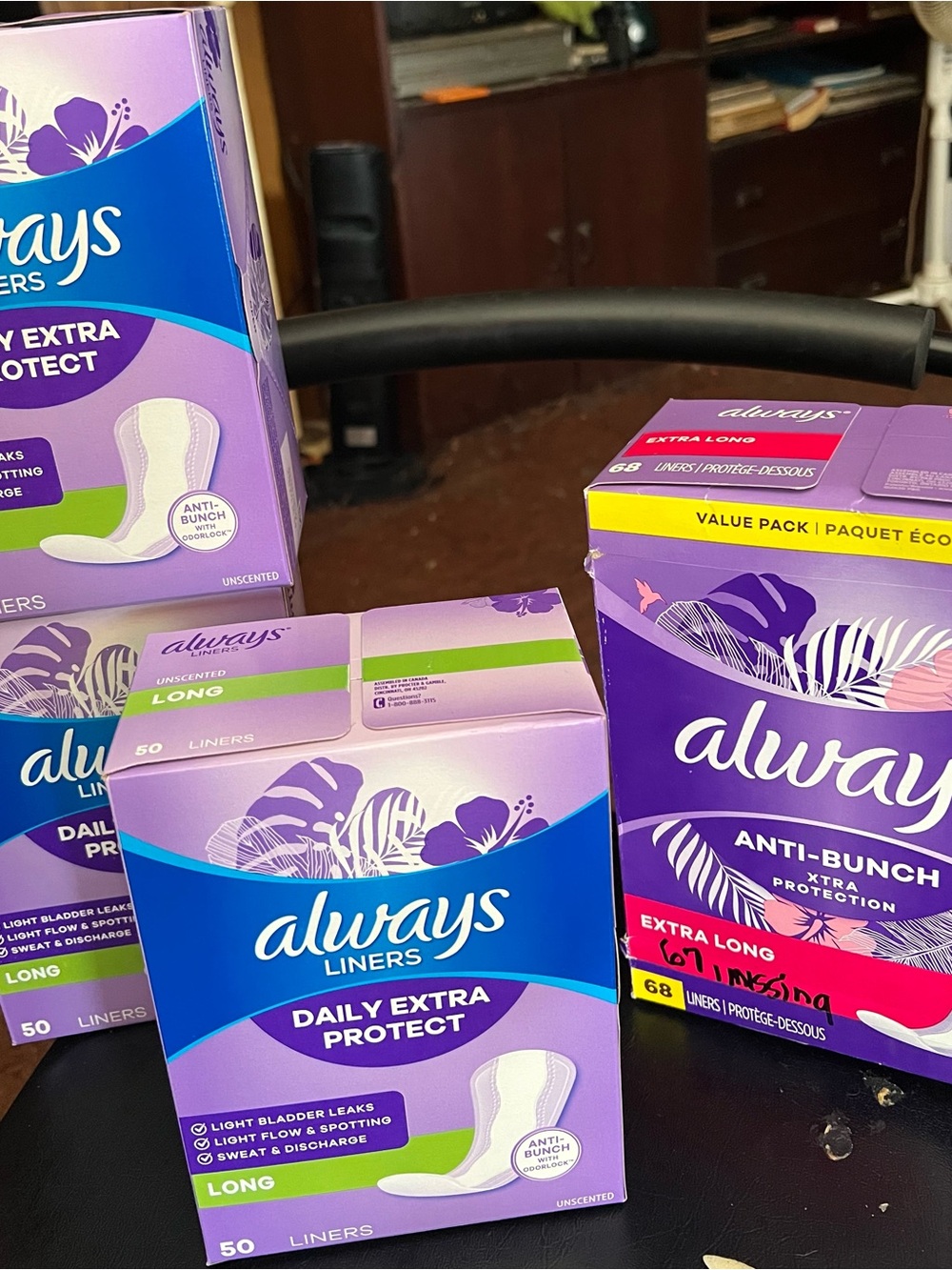 Always Daily Extra Protect Long Liners - 217